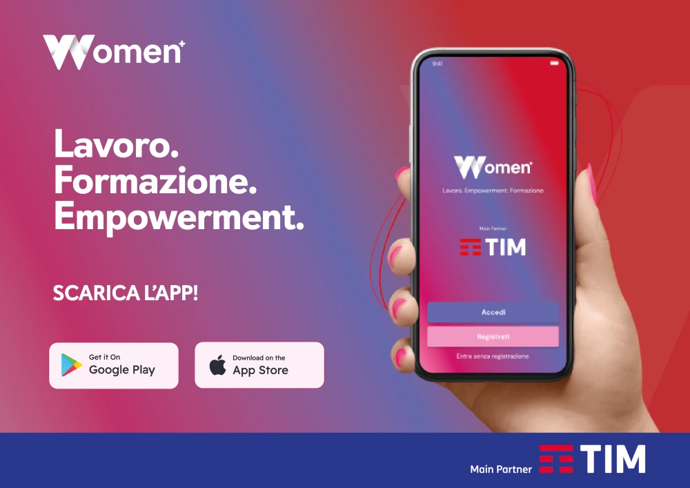 Tim lancia Women Plus, app dedicata alle donne per cercare lavoro