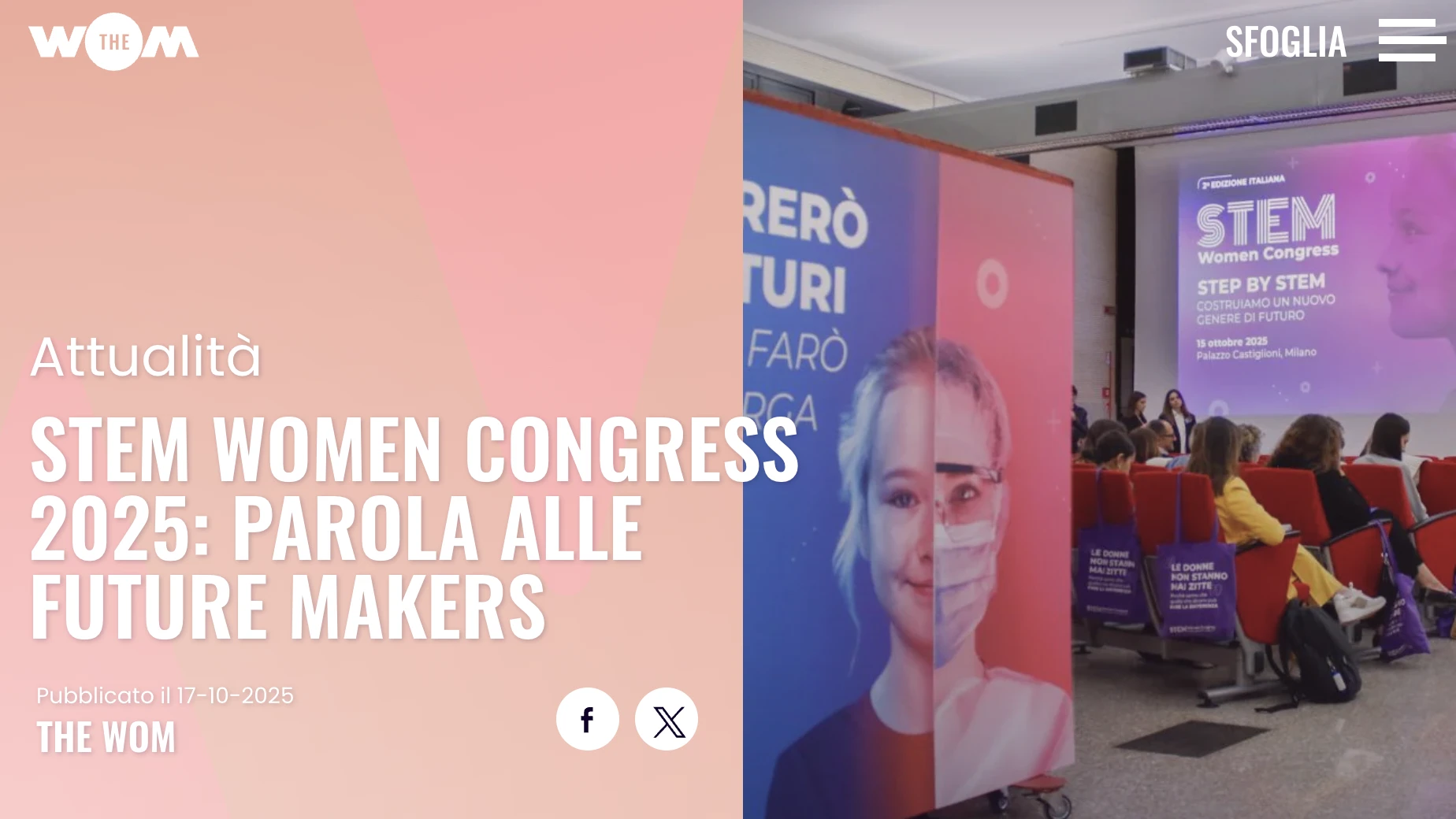 STEM Women Congress 2025: parola alle future makers
